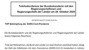 Update vom mittwoch, 20.01.2021, 09.14 uhr: Die Beschlussvorlage Des Bundes Zum Download