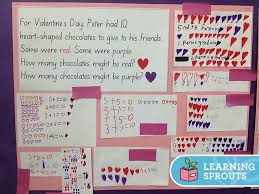 Open Ended Mathematics Task With A Valentine S Day Theme Students Need To Calculate Different Ways To Make 10 Using Addi Math Challenge Math Tasks Maths Eyfs