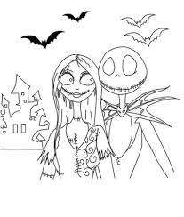 You can download jack skellington and sally coloring page for free at coloringonly.com. 20 Free The Nightmare Before Christmas Coloring Pages To Print
