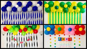 Diy Easy Birthday Party Decoration Birthday Decorations Kids Diy Balloon Decorations Easy Birthday Party Decorations