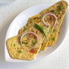 Besan Masala Roti Roti Made Of Gram Flour Besan The Magic Saucepan Recipe Indian Food Recipes Indian Food Recipes Vegetarian Paratha Recipes