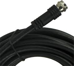 Amazon Com Ge Rg59 Coaxial Cable 25ft 7 6m Black F