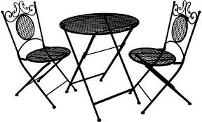 Iron Bistro Cafe Furniture Silhouette Clipart Png Clip Art Printable Digital Downloads Image Graphics Digi Cafe Furniture Outdoor Patio Decor Patio Furnishings