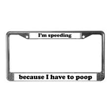 i m speeding license plate frame by i m speeding because cafepress funny license plate frames license plate frames license plate i m speeding license plate frame by i m