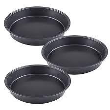 Tosnail 9 Nonstick Round Cake Pan Set Of 3 Review Amazing Chocolate Cake Recipe Cake Pan Set Vegan Chocolate Mousse Cake