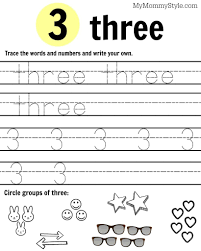 Number 3 Worksheet Kindergarten Worksheets Education Quotes For Teachers Preschool Worksheets