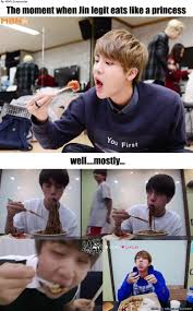 Pin By Meow On Bts Jin Bts Jin Bts Funny Kpop Memes Bts