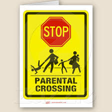 Parenting Crossing Holiday Greeting Card Zazzle Com Crossing Sign Funny Signs Parenting