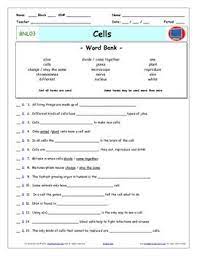 Video comparing plant and animal cells. Bill Nye Cells Worksheet Answer Sheet And Two Quizzes Cells Worksheet Bill Nye Magic School