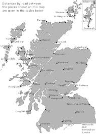 Scotfax Distances By Road On Undiscovered Scotland