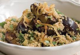 Roast the eggplants on a sheet tray for about 28 to 30 minutes or until soft. Moroccan Eggplant With Cous Cous Recipe Side Dish Recipes Australian Natural Health Magazine
