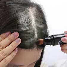 Use a spray bottle or your fingers to dampen the ends of your hair up to the point where you want the color to start. Buy Long Lasting Natural Herb White Hair Cover Brown Black Temporary Dye Pen At Affordable Prices Free Shipping Real Reviews With Photos Joom