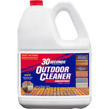 The nice weather may make you want to get outside and get your yard cleaned up. 30 Seconds 2 5 Gal Outdoor Cleaner Concentrate 100059523 The Home Depot