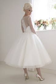135 59 Fabulous Polka Dot Tulle Satin Bateau Neckline A Line Tea Length Wedding Dresses With Lace Appliques In 2020 Tea Length Wedding Dress Wedding Dresses Lace Wedding Dresses