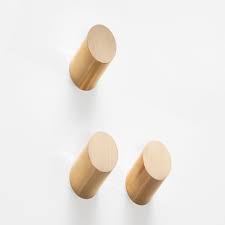 Up to 7 beautiful austrian modernist brass wall hooks, executed in the 1950s by hertha baller austria. Solid Brass Wall Hook Round Farrah Sit Touch Of Modern
