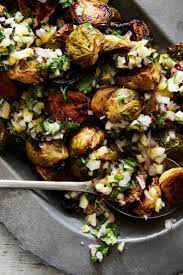 Honey Roasted Brussels Sprouts With Harissa And Lemon Relish Recipe Recipe Nyt Cooking Lemon Relish Recipe Beef Salad Recipe