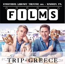 Checking out some popular films shot in greece can be a great way to see some of greece's amazing beauty and gain inspiration for your own trip. The Trip To Greece Film Struthers Library Theatre