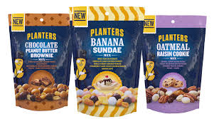 Planters Releases Dessert Peanuts Including Banana Sundae Banana Sundae Chocolate Oatmeal Sundae