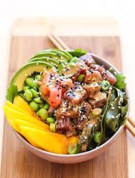 Ahi Tuna Poke Bowls Recettes De Cuisine Cuisine Vegetarienne Plat Principal