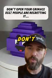 Grimace Egg Mcdonald