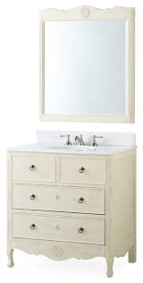 Whether you have a small powder room that needs a classic pedestal sink or you have a double vanity in the master bath. 34 Daleville Cream Bathroom Vanity Mirror Traditional Bathroom Vanities And Sink Consoles By Chans Furniture Hf 081wp Mr 832wp Bs Houzz