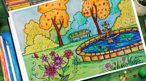 The right to make it look structurally sound, and the left for all posted in: How To Draw A Beautiful Garden Scenery Youtube