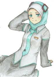 Gambar with aplikasi picsart , ada pertanyaan ? Anime Muslimah Gambar Karakter Animasi Kartun