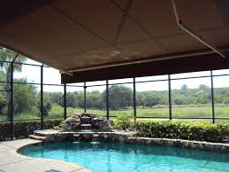 With florida pool enclosures, you can choose either square or round columns, in different finishes and loads of color combinations that suite your style and needs. Retractable Awning Within Screened Pool Enclosure Google Search Pool Shade Screened Pool Pool Enclosure