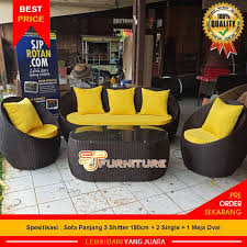 Kursi sofa tamu mewah ukir klasik modern jati furniture rumah ruang. Jual Sofa Gentong Rotan Sintetis Ruang Tamu Minimalis Elegen 311 Meja Rangka Besi Dilapisi Anti Karat Terbaru Juli 2021 Blibli