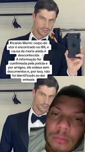 Ricardo Merini: corpo do ator é encontrado no IML e causa da morte ainda é  desconhecida A informação foi confirmada pela polícia e por amigos; ele  estava sem documentos e, por isso, não foi ...