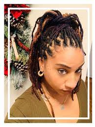 Locs Simple Updo Ponytail Loc D Dreadlock Hairstyles Black Ponytail Styles Natural Hair Styles