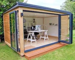 20 She Shed He Shed Shipping Container By Universal Container Homes Ebay Summer House Design Summer House Garden Backyard Office