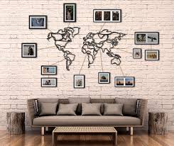 File can be printed at home or your local printer. Amazon Com Tubibu Decorative 100 Metal World Map Wall Decor Home Office Decoration Bedroom Living Room Decor Sculpture 43 3 X 23 6 Inch Everything Else