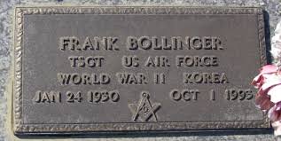 Frank William Bollinger Jr. (1930-1993)