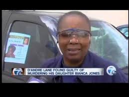 D'Andre Lane found guilty of murdering his daughter Bianca