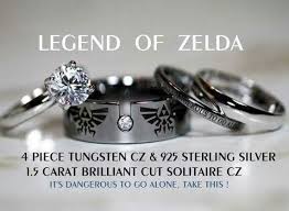 Legend Of Zelda Wedding Rings Wedding Rings Solitaire Cz Wedding Ring Sets Wedding Ring Sets