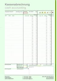 Kassenabrechnung Kassenbuch Kassenbericht Pdf Formular Din A4h Kassenbuch Excel Vorlage Vorlagen