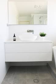 Wall Hung Vanity Wall Hung Vanity Grey Flooring Grey Wall Tiles