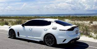 Snow White Pearl Kia Stinger Lux Cars Yamaha Bikes
