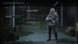 This is the resistance kreuger operator skin. Twitter à¤ªà¤° Ryan B Here Is The Limited Edition Marsh Demon Outfit For Krueger When You Get The Making Of Modern Warfare Book Modernwarfare Https T Co Umrmo2g575
