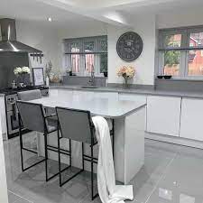 That's why we've only selected floor tiles that are extremely durable are easy to clean and will suit any interior or style. 23 White Kitchens Without Wood Floors Down Leah S Lane