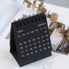 2020 Standup Desk Calendar Monthly Calendar Small Calendar Etsy Calendario Faca Voce Mesmo Design De Calendario Calendario De Mesa