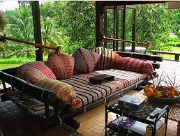 Bali sofa is a division of devina living, which manufactures various furnitures. Asian Style Interiors Bali Sofa Great Bamboo Daybed And Indonesian Fabrics Bohemian Interior Asian Home Decor Balinese Decor Asian Decor