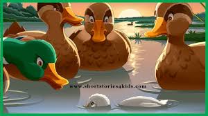 At last he found a lake. The Ugly Duckling Short Story For Kids Short Stories For Kids