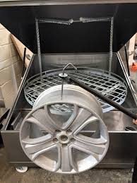 We remove wheels and tyres, blast clean and powder coat in the colour of your choice, re fitting with new valves and balance back on the vehicle for £100 per wheel inclusive of v.a.t turn around time is 2 days ! Powder Coating Wheel Hooks Blastwash Uk