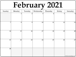 February 2021 calendar with holidays available for print or download. Calendar February 2021 Editable Planner Blank Monthly Calendar Template Free Printable Calendar Monthly Calendar Printables