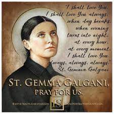 St gemma feast day novena begins tuesday novena in honor of st gemma begins tuesday, april 3, or triduum begins on monday, april 9. Happy Feast Day Saint Gemma Galgani Portraits Of Saints Facebook
