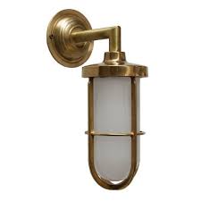 Get it as soon as tue, mar 30. Indoor Nautical Wall Light In Satin Brass With Frosted Glass