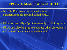Fplc is a type of liquid chromatography for the purification of large biomolecules such as proteins or dna. 1 Fast Protein Liquid Chromatography 2 Fplc A Semi Automatic Microprocessor Controlled Machine Used Primarily For The Separation Of Macromolecules A Ppt Download