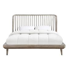 Bowery hill solid wood spindle queen headboard in gray $169.45. Modus Furniture Spindle Solid Wood Full Size Platform Bed Headboard Sandstone Walmart Com Walmart Com
